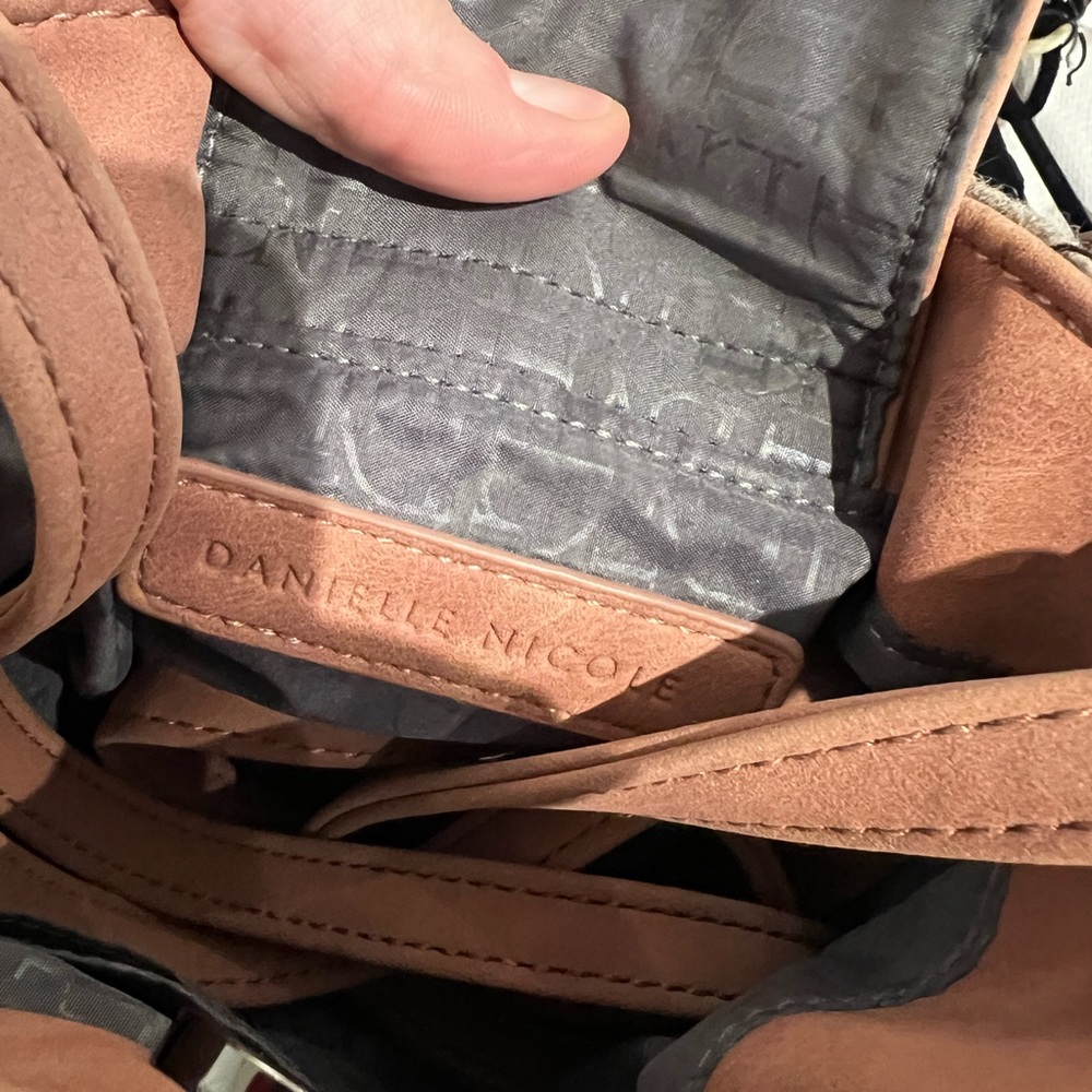 DANIELLE NICOLE HANDBAG DUSTY LINK AND GRAY SMALL